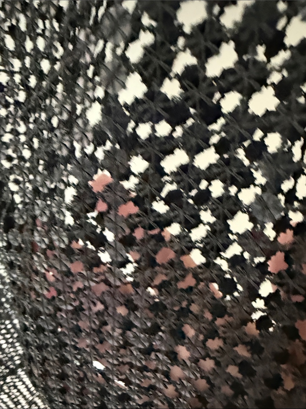 Pilcro Black Sequin Sheer Button-Down Shirt. Has amazing details. - Picture 3 of 4